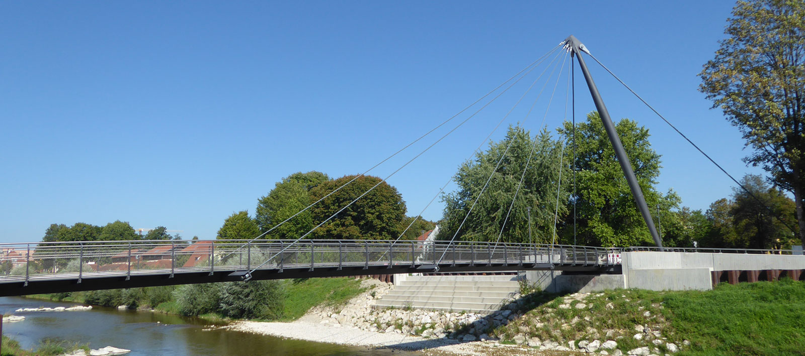 Stahlbrücken, Fuß-und Radweckbrücken